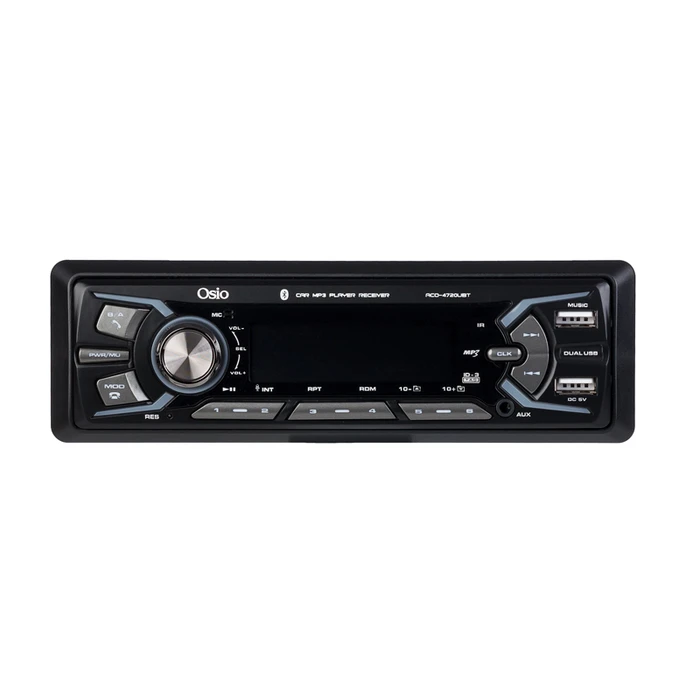 Ηχοσύστημα Αυτοκινήτου Osio Aco-4720ubt Με 7 Φωτισμούς Fm, 2xusb, Aux-In, Bluetooth Και Τηλεχειριστήριο 4 X 45w