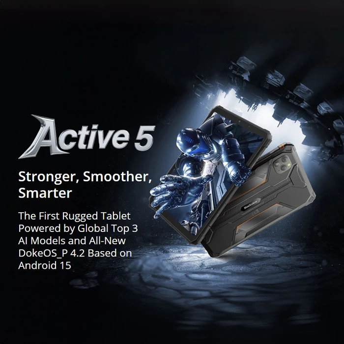 Blackview Active 5 4G 8.68" Tablet (6GB/128GB) Πορτοκαλί