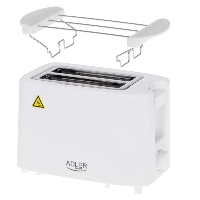Φρυγανιέρα Adler 2 Slice 900w White