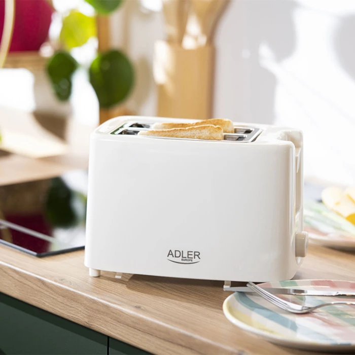 Φρυγανιέρα Adler 2 Slice 900w White