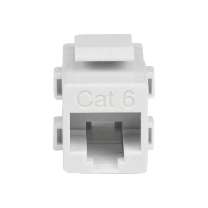Μούφα StarTech White Cat 6 RJ45 Keystone Jack Network Coupler F / F