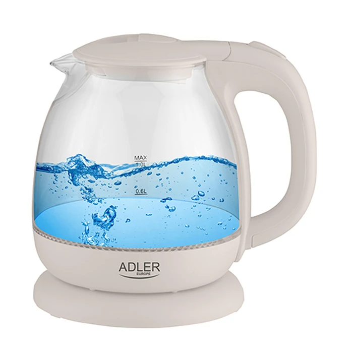 Βραστήρας Adler ELECTRIC GLASS 1L CREAM