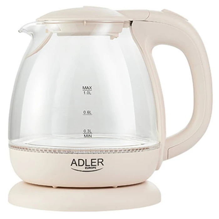Βραστήρας Adler ELECTRIC GLASS 1L CREAM