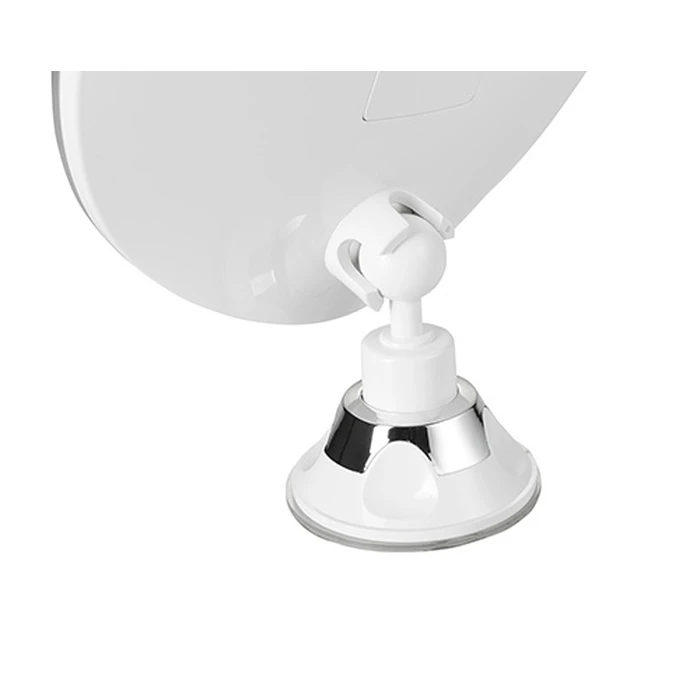 Καθρέπτης Μπάνιου Adler With LED από Μέταλλο 20x20cm Ασημί