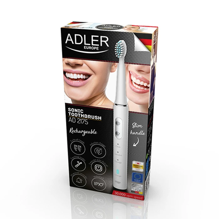 Ηλεκτρική Οδοντόβουρτσα Adler SONIC TOOTHBRUSH 30000VPM