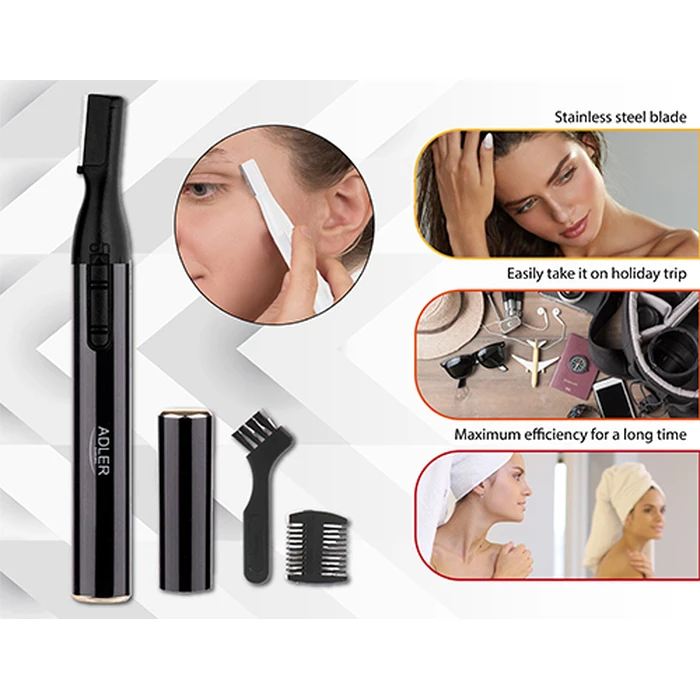 Trimmer Adler EYEBROWN Black