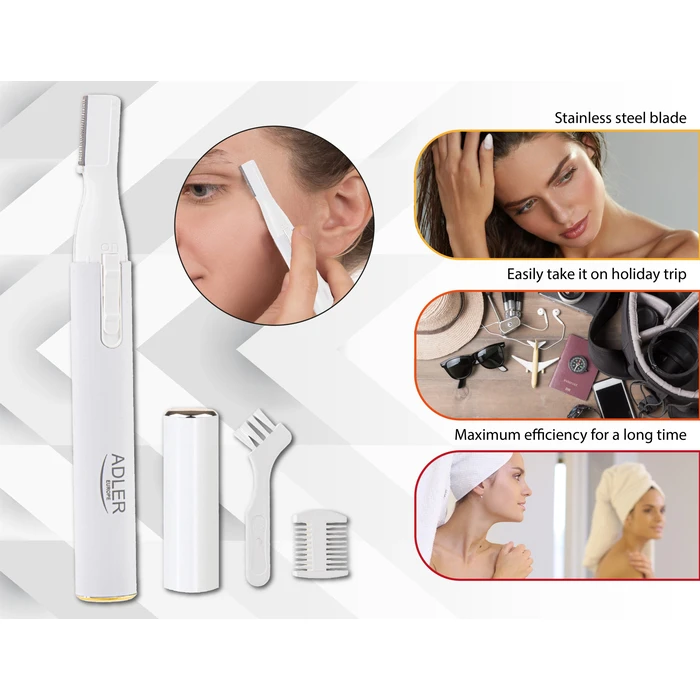 Trimmer Adler EYEBROWN White