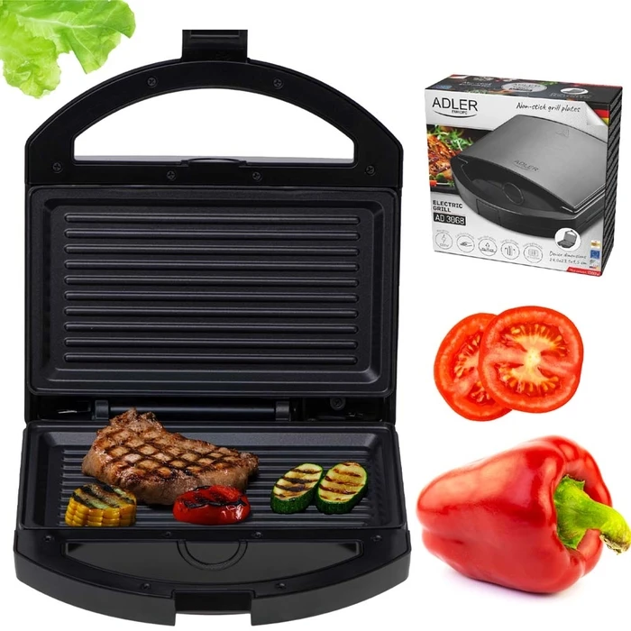 Σαντουιτσιέρα Adler 1000w Black