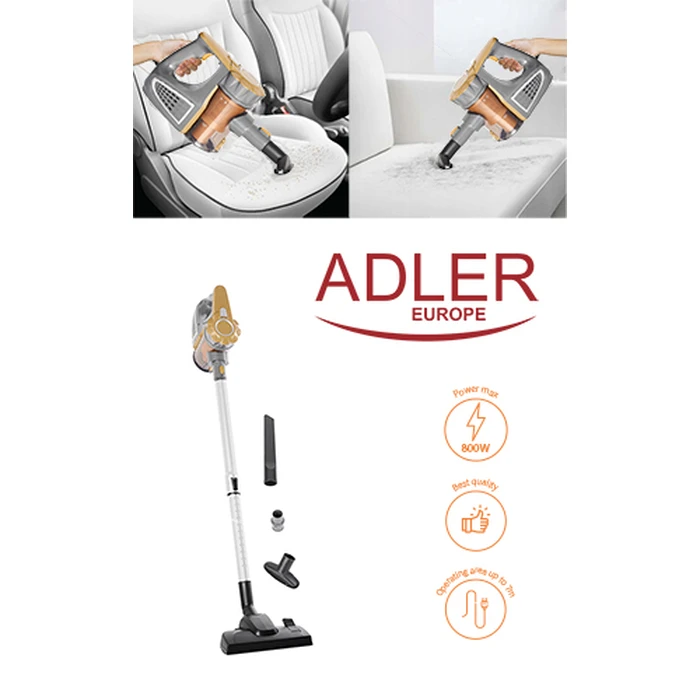Σκούπα Stick Adler UPRIGHT VACUUM CLEANER - HANDHELD