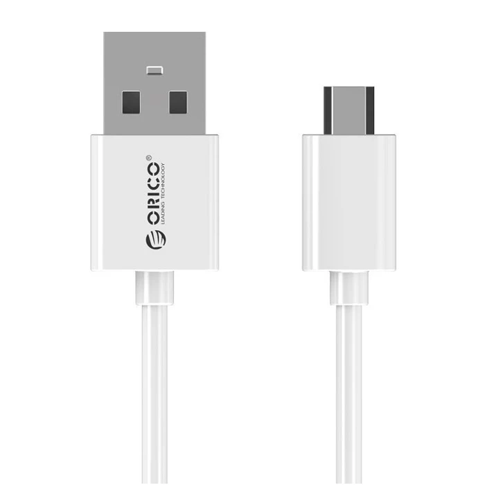 Orico USB 2.0 Cable USB-C male - USB-A Λευκό 0.5m ADC-05-V2-WH-BP