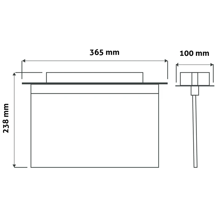 Φωτιστικό Ασφαλείας Avide με Οριζόντια Επιγραφή IP20