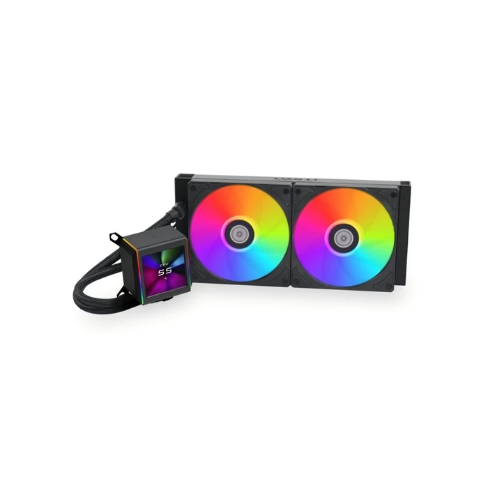Υδρόψυξη Επεξεργαστή Lian Li Galahad II LCD 280 Black - AIO GPU with ARGB Fans