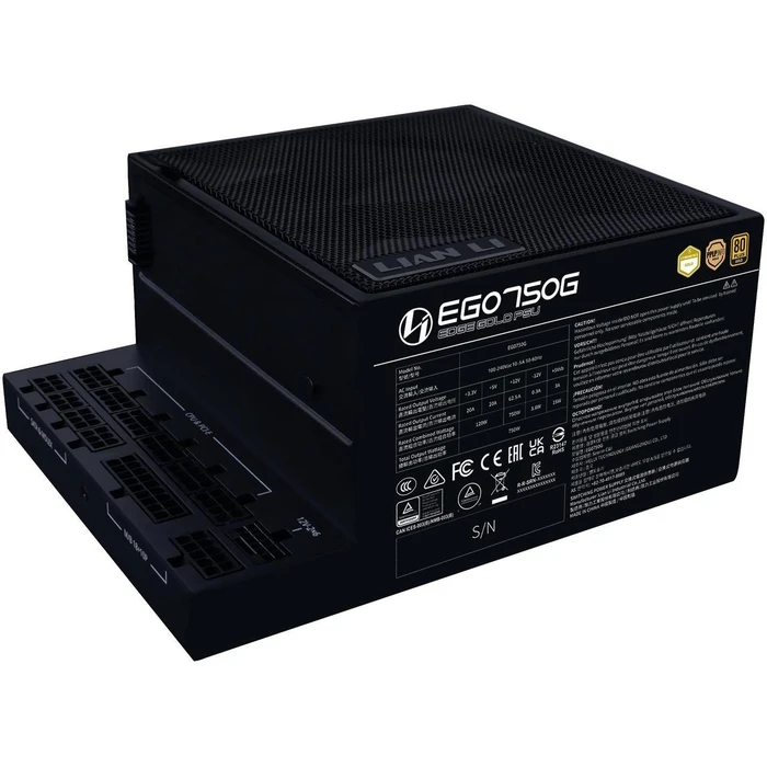 Τροφοδοτικό 750W Lian Li Edge Black 80+ Gold, Fully Modular ATX