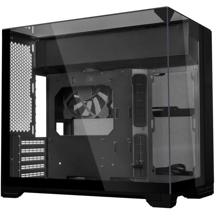 Lian Li O11 Vision-M Black - Micro-ATX / Mini-ITX PC Case (w/ 140mm Fan, 360mm AIO Support)