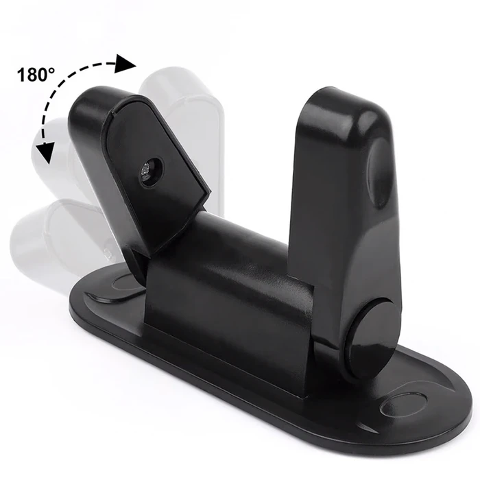 Ασφάλεια Πορτών & Ντουλαπιών Ag442E, 5X12Cm, Μαύρη