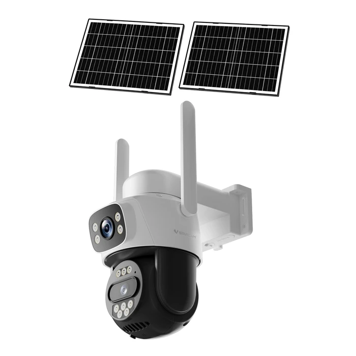 VSTARCAM smart ηλιακή κάμερα AG622DR, dual lens, 2MP, 4G, PTZ