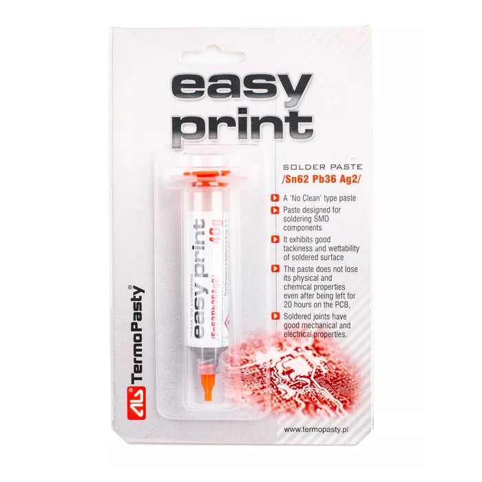 TERMOPASTY Πάστα κολλησης για SMD 20g Sn62-Pb36-Ag2