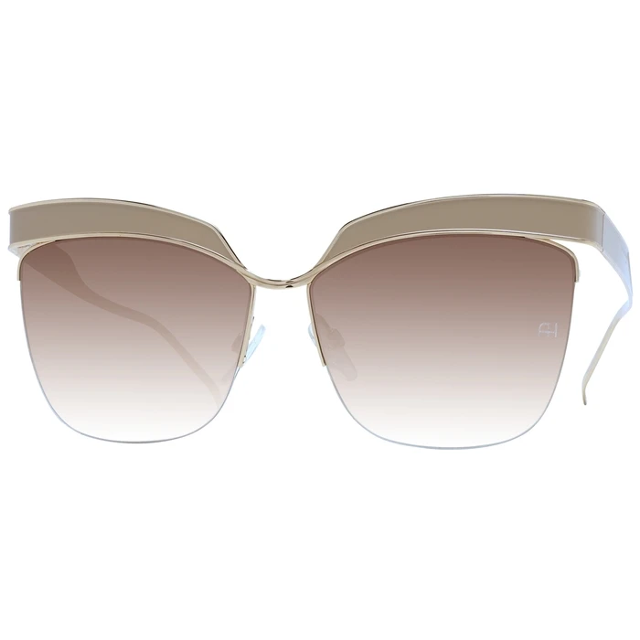 Ana Hickmann Women Sunglasses AH3179-6204A (62/15/140 mm) – Gold Metal Frame, Brown Mirror & Gradient Lenses