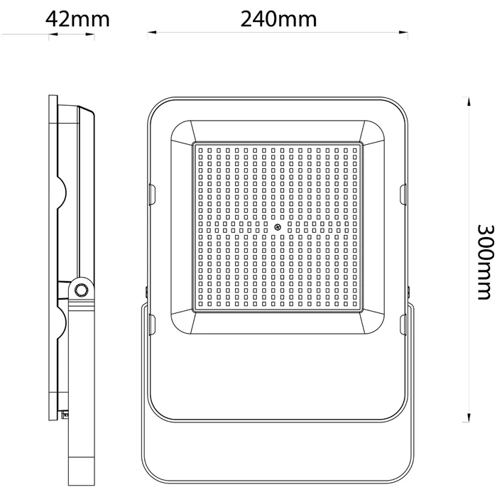 Προβολέας LED Avide SMD Industrial 150W Λευκό 4000K 160lm/W