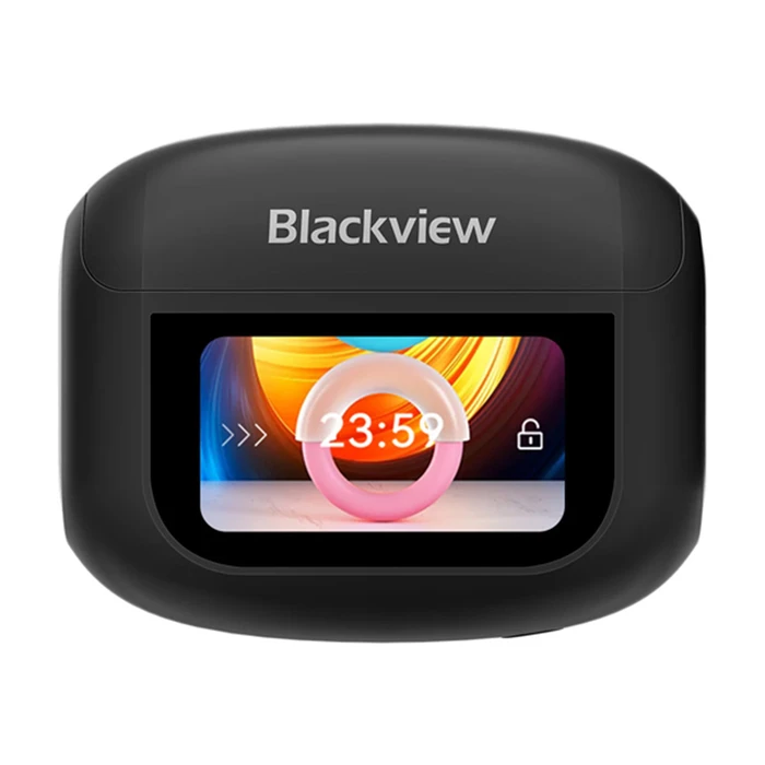 Bluetooth Handsfree Blackview Enc 12 With Led Screen & Charging Dock Black