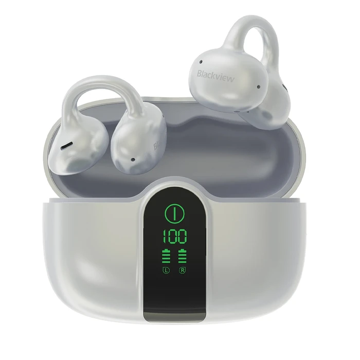 Blackview AirBuds 15 Ασύρματα Bluetooth Ακουστικά με Θήκη Φόρτισης Frosty White