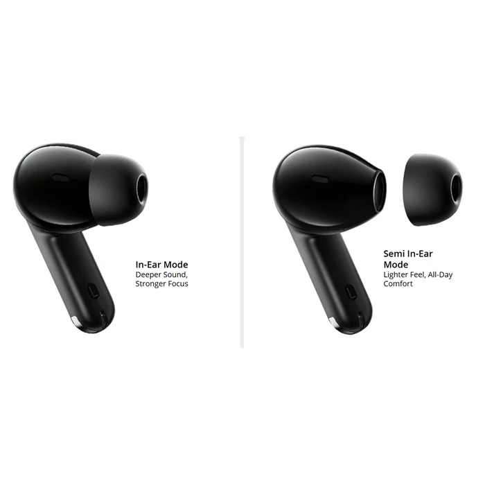 Blackview AirBuds 16 Bluetooth True Wireless Ακουστικά με Θήκη Φόρτισης - Μαύρα