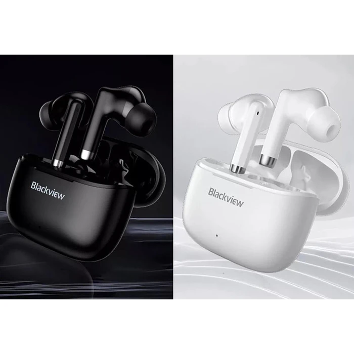 Bluetooth Handsfree Blackview BT5.3 EARBUDS 4 with CHARGING DOCK White