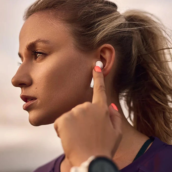 Bluetooth Handsfree Blackview BT5.3 EARBUDS 4 with CHARGING DOCK White