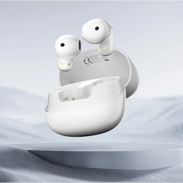 Bluetooth Handsfree Blackview Bt5.4 Ipx4 Waterproof Airbuds 20 With Charging Dock Frost White 