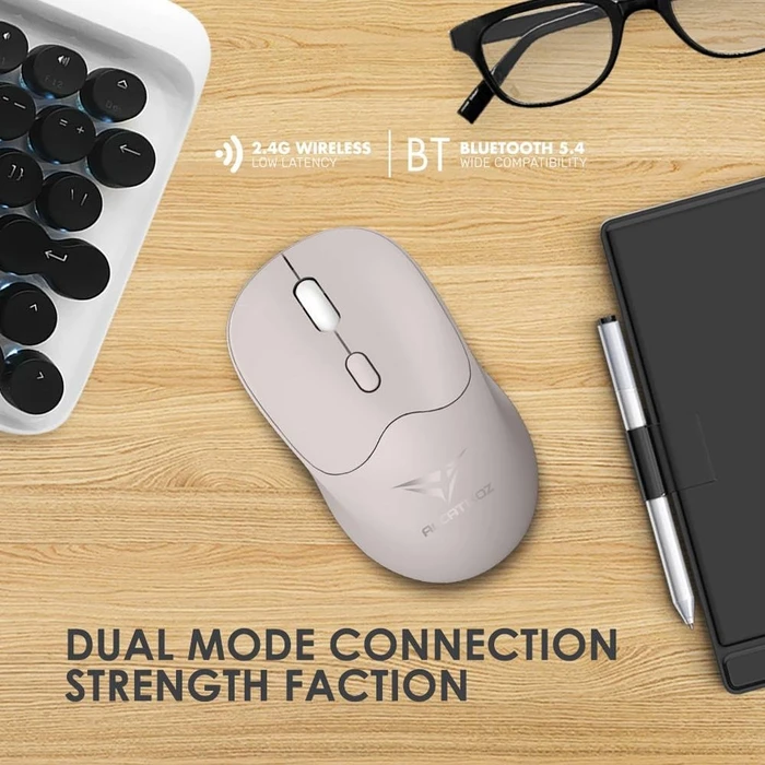 Ποντίκι Ασύρματο Alcatroz Silent Bt5.4 Duo 6r Sand