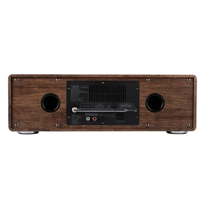 Ηχοσύστημα Rhapsody Μαύρο Με Cd Player Akai AM-100 