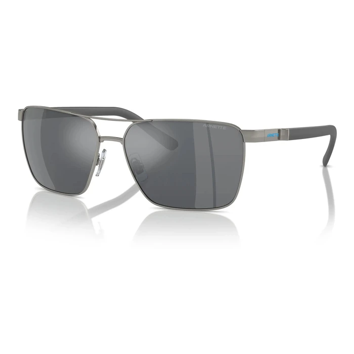 Arnette Barracas AN3091-741/6G Men's Sunglasses (61/15/140) - Metal Frame, Grey Lenses