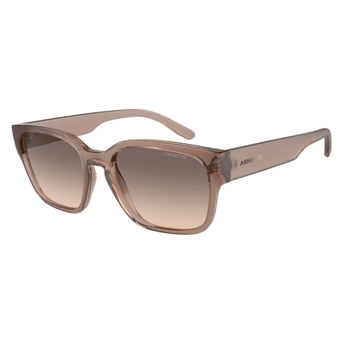 ARNETTE Men's Sunglasses AN4325-290613 (53/21/145) Transparent Tortoise Frame, Gradient Brown Lenses