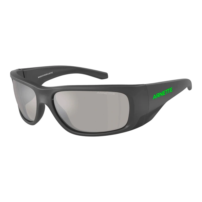Arnette Flipside Men's Sunglasses AN4345-28706G (62/16/125) Grey matt top frame / Light grey mirror silver lenses