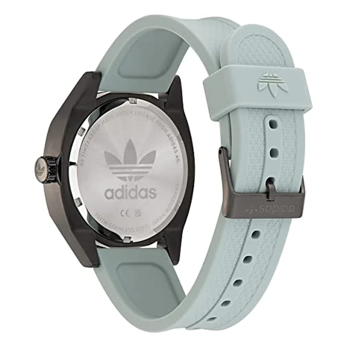 Ανδρικό Ρολόι Adidas Aofh22001 (43mm) Καουτσούκ Λουράκι Πράσινο