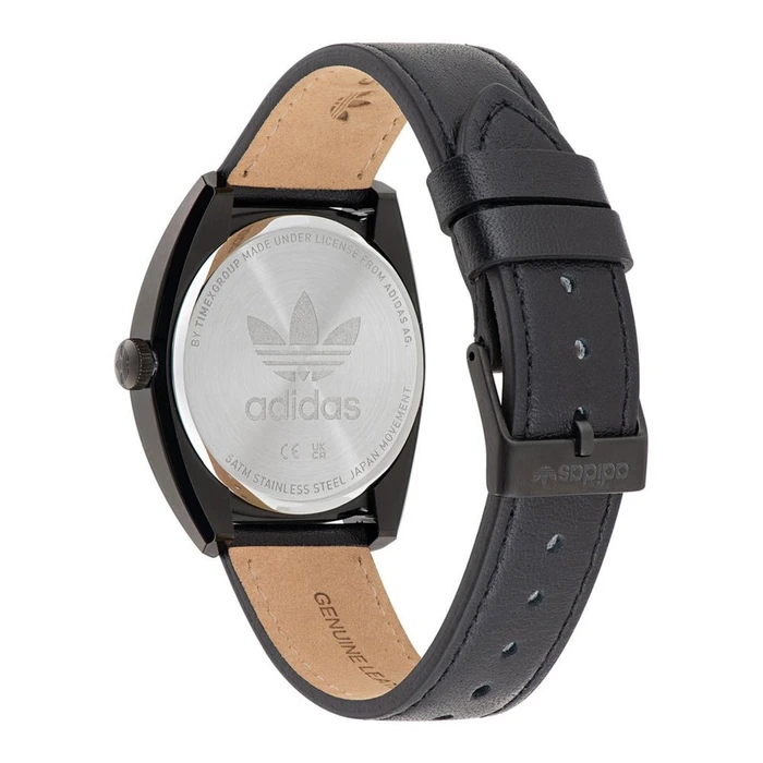Γυναικείο Ρολόι Adidas Aofh22514 (39mm) Δερμάτινο Λουράκι Μαύρο