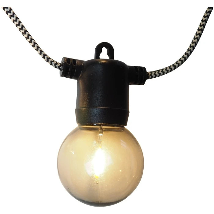 Εξωτερική Γιρλάντα Avide 5m Θερμό Καφέ Σχοινί με Δυνατότητα Επέκτασης