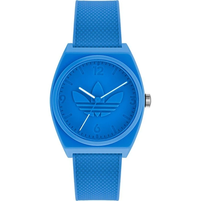 Ρολόι Unisex Adidas Aost22033 (38mm) Καουτσούκ Λουράκι Μπλε
