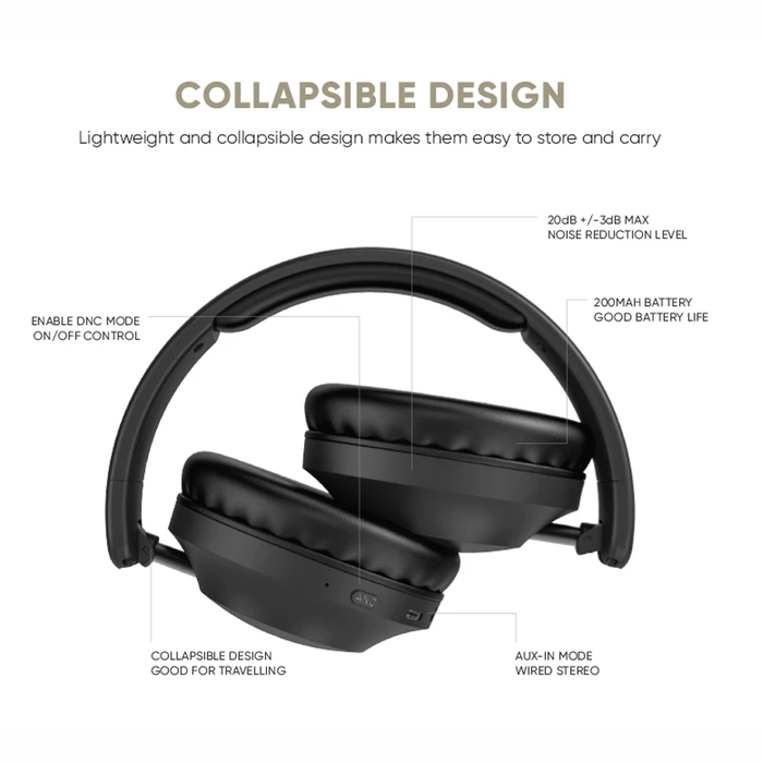 Ακουστικά Ασύρματα Sonic Gear Airphone Dnc 3000 Black