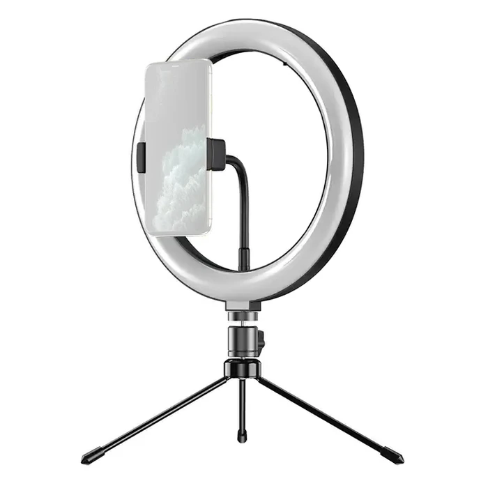 Ring Light Apexel LED Apl-Fl10Jj13Y με Μίνι Τρίποδα, Φ26Cm