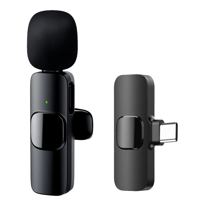 Ασύρματο Μικρόφωνο Apexel APL-MIC003, USB-C, 2.4GHz, Μαύρο