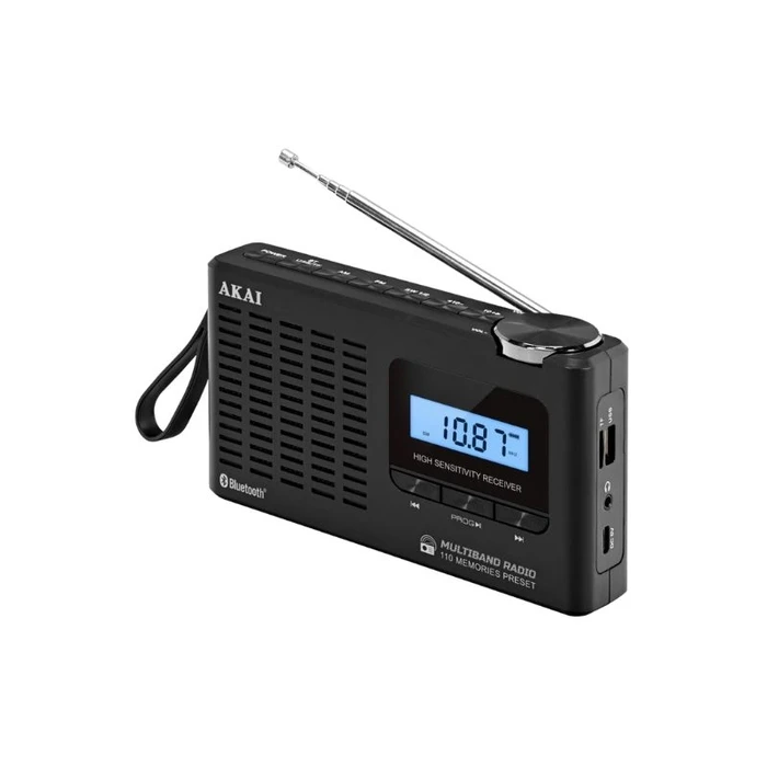 Φορητό Ραδιόφωνο Akai APR-600 με Bluetooth, USB, micro SD, AM/FM και οθόνη