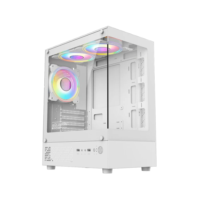 Armaggeddon Aquaron Duplex 2 Chroma Micro Tower Κουτί Υπολογιστή Λευκό