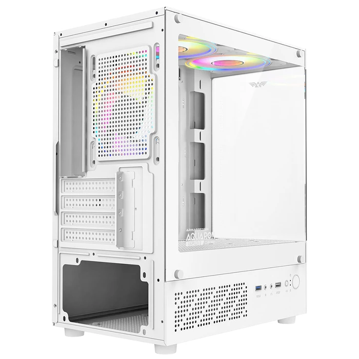 Armaggeddon Aquaron Duplex 2 Chroma Micro Tower Κουτί Υπολογιστή Λευκό