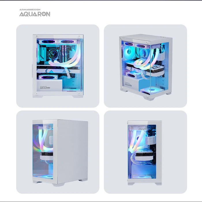 Κουτί Η/Υ Armaggeddon Gaming MATX AQUARON White