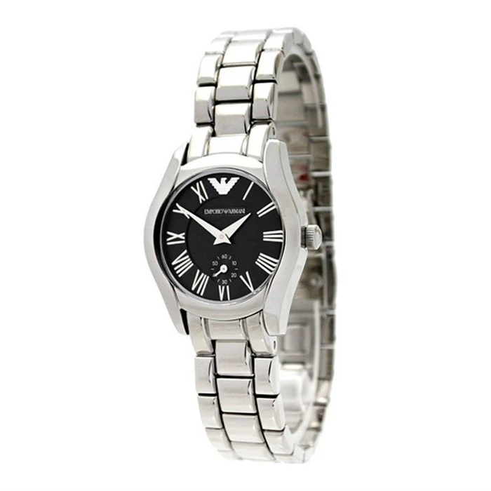 Γυναικείο Ρολόι Armani Ar0695 (28mm) Μεταλλικό Μπρασελέ Ασημί