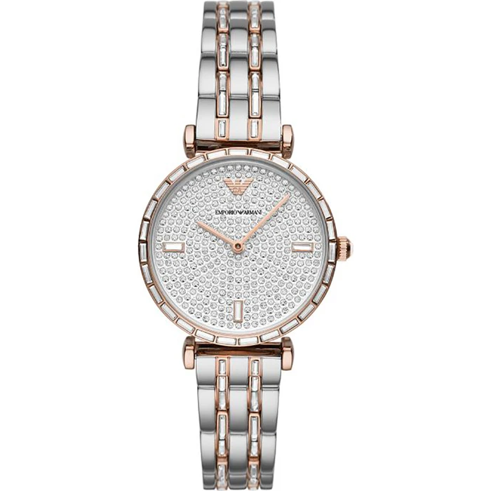 Emporio Armani Gianni T-bar Women Watch 32 mm Quartz Stainless Steel Bracelet AR11293