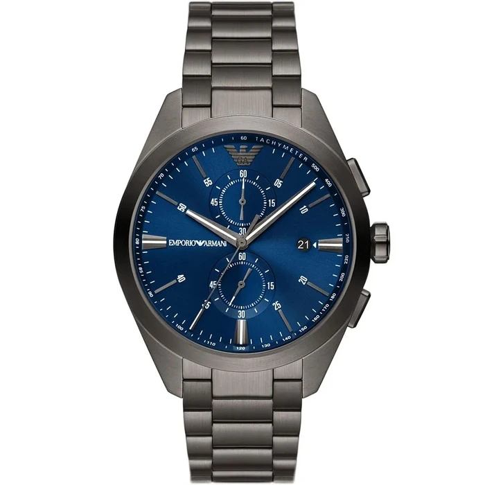 Ανδρικό Ρολόι Armani Ar11481 (43mm) Μεταλλικό Μπρασελέ Ασημί
