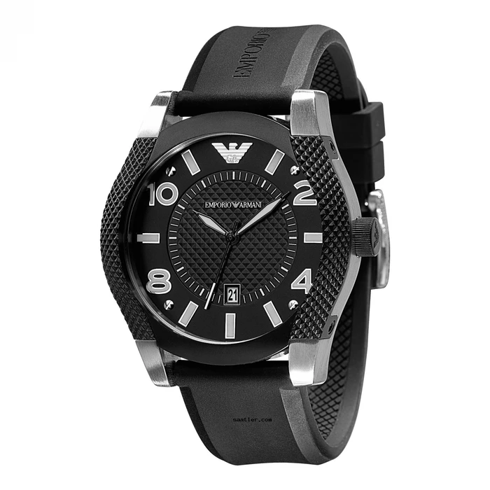Ανδρικό Ρολόι Armani Ar5838 (42mm) Καουτσούκ Λουράκι 