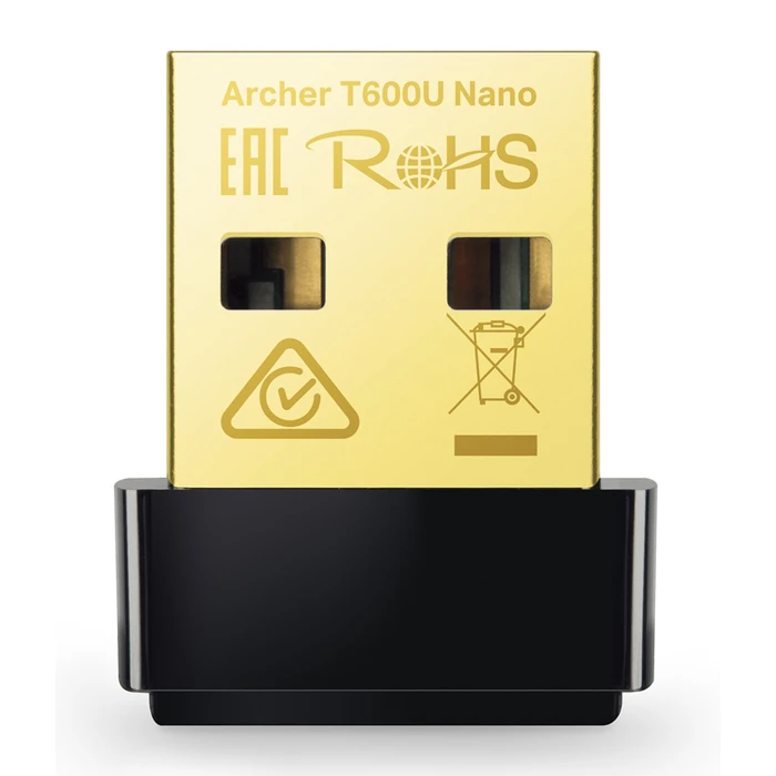 Κάρτα Δικτύου USB TP-Link nano ARCHER-T600UNANO, AC600, Ver. 1.0